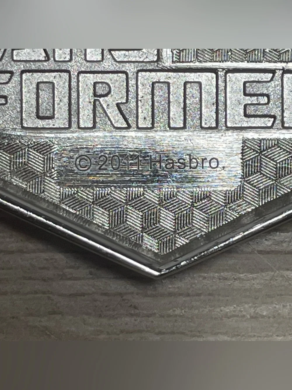 Hasbro Transformers Decepticon Metal Belt Buckle 2011 Purple Collectible Retro